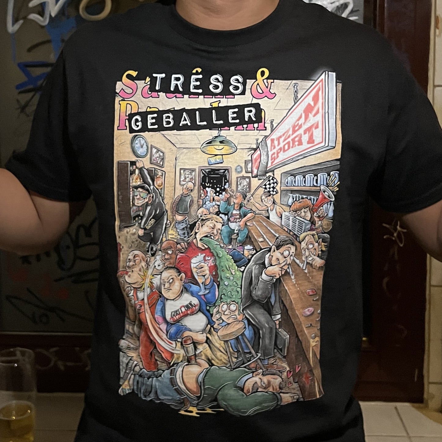 AtzenSport X Stress & Geballer (Schwarz)